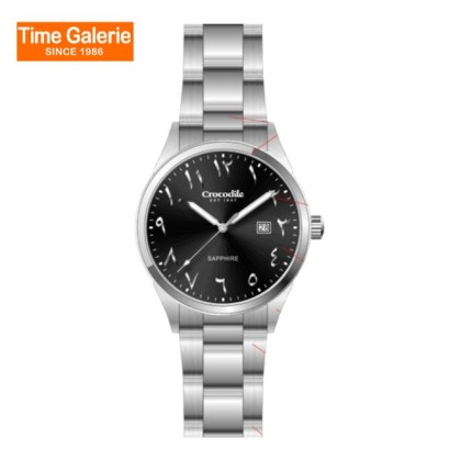 Crocodile CRDW10012.128 Black Dial Stainless Steel Men Watch 