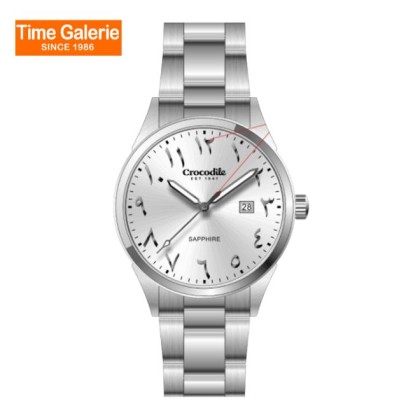Crocodile CRDW10012.148 Silver Dial Stainlees Steel Men Watch Crocodile CRDW10012.148 Silver Dial Stainlees Steel Men Watch