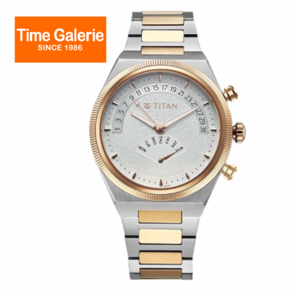 Titan Classique Micromotors 90180KM01 Silver Dial Stainless Steel Strap Analog Men Watch Titan Classique Micromotors 90180KM01 Silver Dial Stainless Steel Strap Analog Men Watch