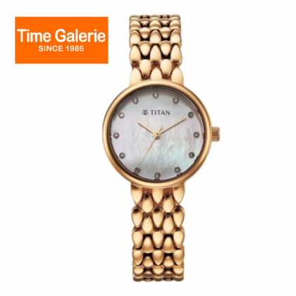 Titan Glamour 95374WM01 Mother of Pearl Dial Stainless Steel Strap Quartz Analog Women Watch Titan Glamour 95374WM01 Mother of Pearl Dial Stainless Steel Strap Quartz Analog Women Watch