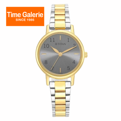 Titan Karishma 2678BM01 Grey Dial Stainless Steel Strap Quartz Analog Women Watch Titan Karishma 2678BM01 Grey Dial Stainless Steel Strap Quartz Analog Women Watch