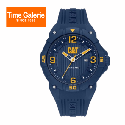 CAT DRIFT LW-111-26-637 Blue Silicone Band 10ATM 45mm Analog Watch CAT DRIFT LW-111-26-637 Blue Silicone Band 10ATM 45mm Analog Watch