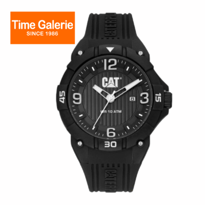 CAT DRIFT LW-161-21-132 Black Silicone Band 10ATM 45MM Analog Watch CAT DRIFT LW-161-21-132 Black Silicone Band 10ATM 45MM Analog Watch