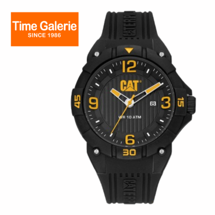 CAT DRIFT LW-161-21-137 Black Silicone Band 10ATM 45MM Analog Watch CAT DRIFT LW-161-21-137 Black Silicone Band 10ATM 45MM Analog Watch