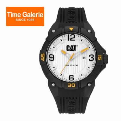 CAT DRIFT LW-161-21-231 Black Silicone Band 10ATM 45MM Analog Watch