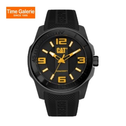 CAT GRIDLOCK LX-161-21-137 Black Silicone Band 10ATM 47MM Analog Watch CAT GRIDLOCK LX-161-21-137 Black Silicone Band 10ATM 47MM Analog Watch