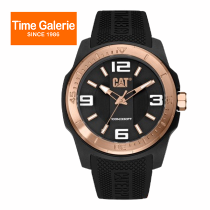 CAT GRIDLOCK LX-161-21-139 Black Silicone Band 10ATM 47MM Analog Watch CAT GRIDLOCK LX-161-21-139 Black Silicone Band 10ATM 47MM Analog Watch