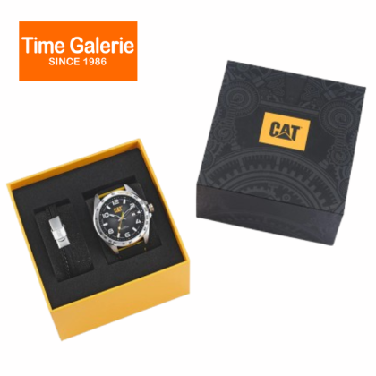CAT SET-QE-141-21-132 Black Silicone Band 10ATM 47MM Analog Watch CAT SET-QE-141-21-132 Black Silicone Band 10ATM 47MM Analog Watch
