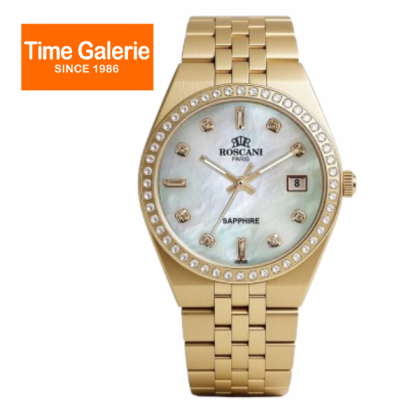 ROSCANI ROSW4685G5 DATE FUNCTION 34MM STAINLESS STEEL STRAP WOMEN WATCH
