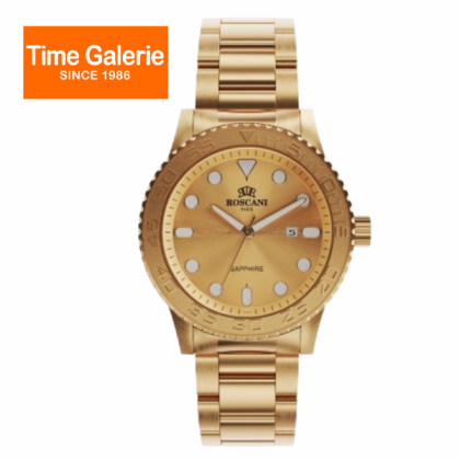 Roscani ROSW4495K1 Gold Stainless Steel Strap 44mm Analog Quartz Men Watch