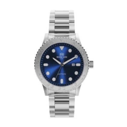 Roscani ROSW4499K8 Silver Stainless Steel Strap 44mm Analog Quartz Men Watch Roscani ROSW4499K8 Silver Stainless Steel Strap 44mm Analog Quartz Men Watch