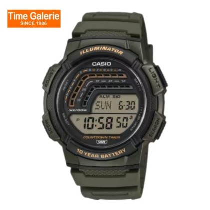 Casio WS-1800-3AV Sporty Design Resin Band Men Watch