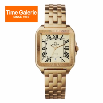 Roscani ROSW4635S1 36X36MM Gold Stainless Steel Strap 5ATM Analog Men Watch Roscani ROSW4635S1 36X36MM Gold Stainless Steel Strap 5ATM Analog Men Watch