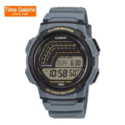 Casio WS-1800-2AV Sporty Design Resin Band Men Watch Casio WS-1800-2AV Sporty Design Resin Band Men Watch