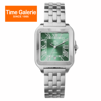 Roscani ROSW4639S7 Green Dial 36x36mm Silver Stainless Steel 5ATM Analog Men Watch Roscani ROSW4639S7 Green Dial 36x36mm Silver Stainless Steel 5ATM Analog Men Watch