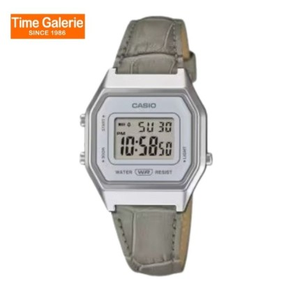 Casio Vintage LA680WEL-8A2 Genuine Leather Strap Women Watch