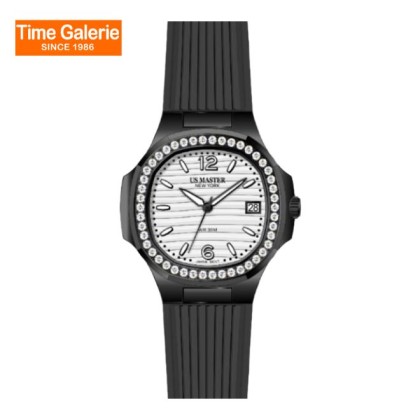 U.S Master Polo Club USM-DD54-BK-WE Silicone Strap Women Watch U.S Master Polo Club USM-DD54-BK-WE Silicone Strap Women Watch
