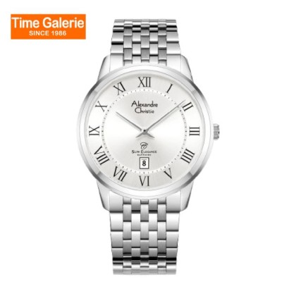 Alexandre Christie ALCW8709MDBSSSLRM Silver Stainless Steel Men Watch 