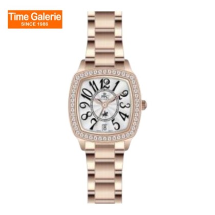 Paris Polo Club PPC-EJ04-RG-WE White Dial Women Watch Paris Polo Club PPC-EJ04-RG-WE White Dial Women Watch