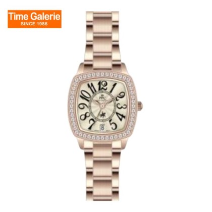 Paris Polo Club PPC-EJ04-RG-RG Cream Dial Women Watch