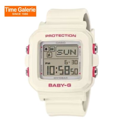 CASIO Baby-G BGD-10KH-7 White Resin Band Women Watch CASIO Baby-G BGD-10KH-7 White Resin Band Women Watch