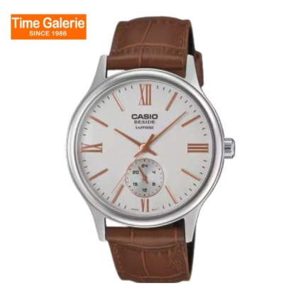 Casio BMS-100L-5AV Genuine Leather Brown Strap Men Watch Casio BMS-100L-5AV Genuine Leather Brown Strap Men Watch