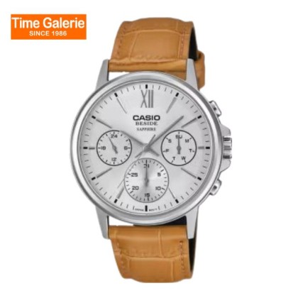 Casio BMS-300L-5AV Sapphire Crystal Genuine Leather Men Watch Casio BMS-300L-5AV Sapphire Crystal Genuine Leather Men Watch