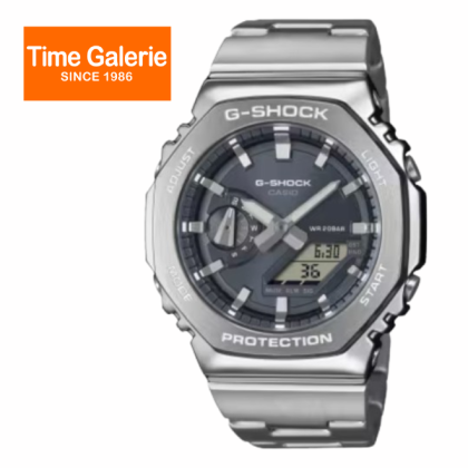 CASIO G-SHOCK GM-2110D-8ADR G-STEEL 20ATM STAINLESS STEEL BAND ANALOG-DIGITAL MEN WATCH CASIO G-SHOCK GM-2110D-8ADR G-STEEL 20ATM STAINLESS STEEL BAND ANALOG-DIGITAL MEN WATCH