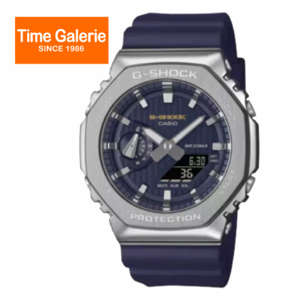 CASIO G-SHOCK GM-2110SH-2A G-STEEL SEASONAL COLLECTION 2025 BLUE SILICONE STRAP MEN WATCH CASIO G-SHOCK GM-2110SH-2A G-STEEL SEASONAL COLLECTION 2025 BLUE SILICONE STRAP MEN WATCH