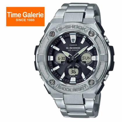 CASIO G-SHOCK GST-S330D-1ADR G-STEEL SOLAR POWERED 2ATM ANALOG-DIGITAL MEN WATCH CASIO G-SHOCK GST-S330D-1ADR G-STEEL SOLAR POWERED 2ATM ANALOG-DIGITAL MEN WATCH