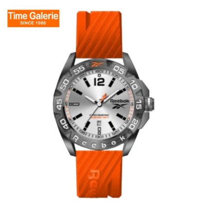 Reebok RV-EMB-G3-PAIO-1B Orange Silicone Strap Men Watch