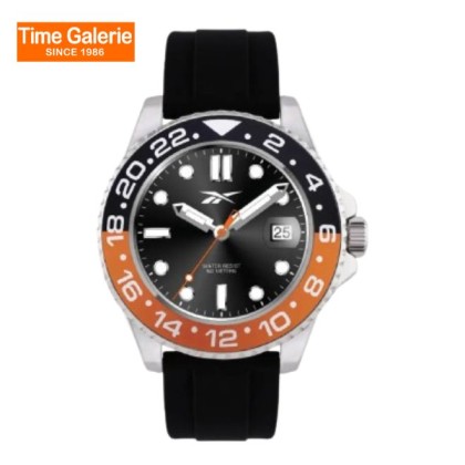 Reebok RV-HOM-G3-AOIB-BW Black Silicone Strap Men Watch Reebok RV-HOM-G3-AOIB-BW Black Silicone Strap Men Watch