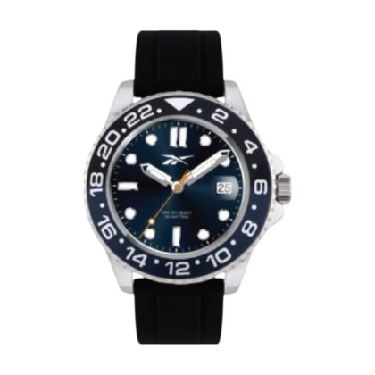 Reebok RV-HOM-G3-ABIB-NW Black Silicone Strap Men Watch Reebok RV-HOM-G3-ABIB-NW Black Silicone Strap Men Watch