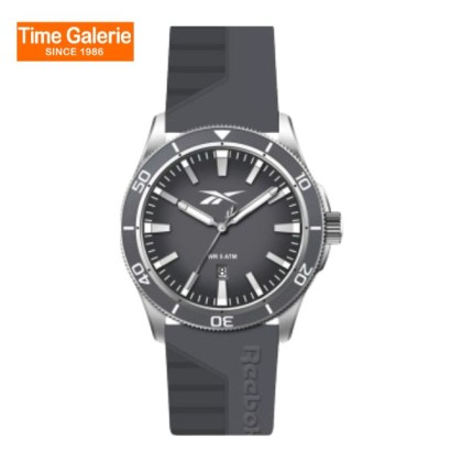 Reebok RV-COT-G3-A1IA-AW Dark Grey Silicone Strap Men Watch Reebok RV-COT-G3-A1IA-AW Dark Grey Silicone Strap Men Watch