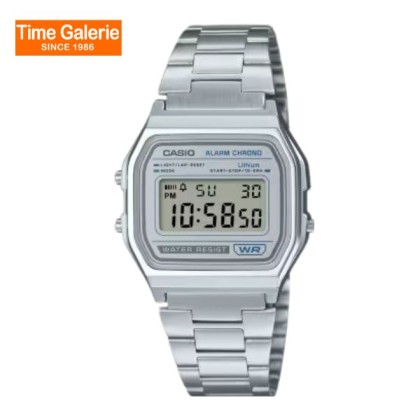 Casio General A158WEA-7DF Classical Design Stainless Steel Unisex Watch Casio General A158WEA-7DF Classical Design Stainless Steel Unisex Watch