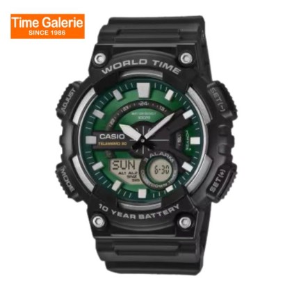 Casio AEQ-110W-3A2V Analog Digital Resin Band Men Watch Casio AEQ-110W-3A2V Analog Digital Resin Band Men Watch