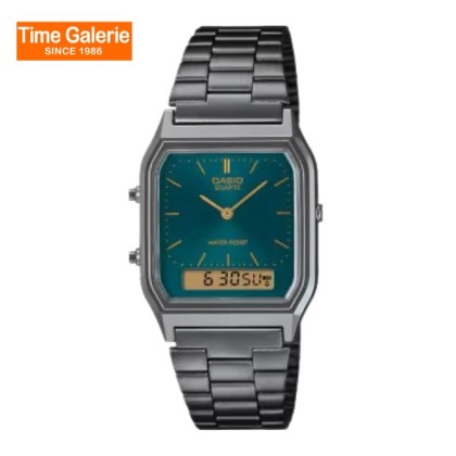 Casio AQ-230EGG-3ADF Self Adjustable Band Stainless Steel Unisex Watch Casio AQ-230EGG-3ADF Self Adjustable Band Stainless Steel Unisex Watch