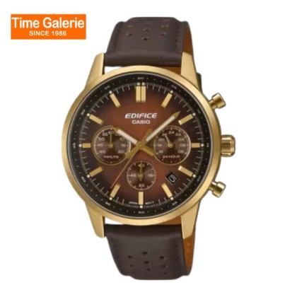 Casio Edifice EFR-575CL-5A Brown Genuine Leather Strap Men Watch Casio Edifice EFR-575CL-5A Brown Genuine Leather Strap Men Watch