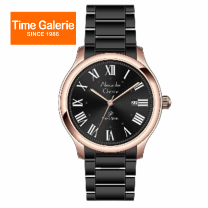 Alexandre Christie ALCW1042MDFBRBA Black Dial Stainless Steel Strap Analog Men Watch Alexandre Christie ALCW1042MDFBRBA Black Dial Stainless Steel Strap Analog Men Watch