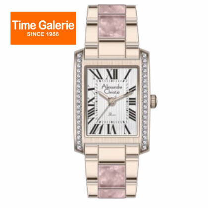 Alexandre Christie ALCW2C03LHBRGSLPN Silver Dial Rose Gold-Pink Stainless Steel Strap Analog Women Watch Alexandre Christie ALCW2C03LHBRGSLPN Silver Dial Rose Gold-Pink Stainless Steel Strap Analog Women Watch
