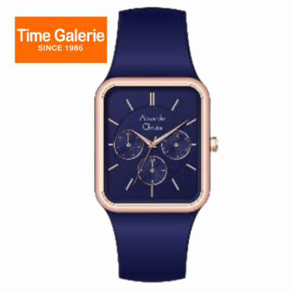 Alexandre Christie ALCW2744BFRRGBU Blue Silicone Strap Analog Women Watch Alexandre Christie ALCW2744BFRRGBU Blue Silicone Strap Analog Women Watch