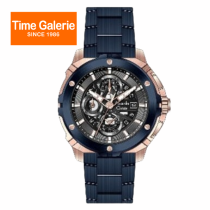 Alexandre Christie ALCW6692MCFURBU Blue Stainless Steel Band Analog Men Watch Alexandre Christie ALCW6692MCFURBU Blue Stainless Steel Band Analog Men Watch