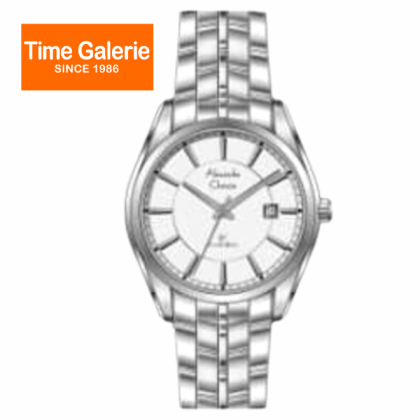 Alexandre Christie ALCW8578LDBSSSL White Dial Silver Stainless Steel Strap Analog Women Watch Alexandre Christie ALCW8578LDBSSSL White Dial Silver Stainless Steel Strap Analog Women Watch