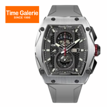 Alexandre Christie ALCW6608MCRTBBAGR Grey Rubber Strap Analog Men Watch Alexandre Christie ALCW6608MCRTBBAGR Grey Rubber Strap Analog Men Watch