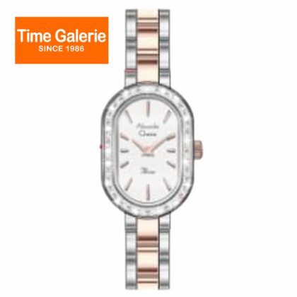 Alexandre Christie ALCW2B96LHBTRSL White Dial Silver-Rose Gold Stainless Steel Strap Analog Women Watch Alexandre Christie ALCW2B96LHBTRSL White Dial Silver-Rose Gold Stainless Steel Strap Analog Women Watch