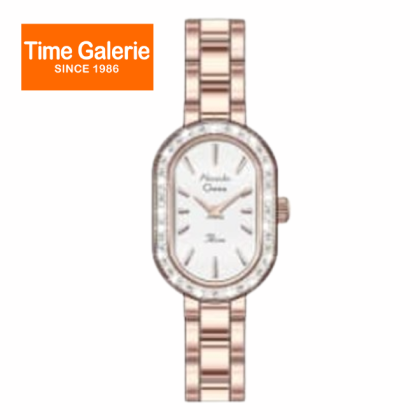 Alexandre Christie ALCW2B96LHBRGSL White Dial Rose Gold Stainless Steel Strap Analog Women Watch Alexandre Christie ALCW2B96LHBRGSL White Dial Rose Gold Stainless Steel Strap Analog Women Watch