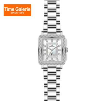Paris Polo Club PPC-DA14-SL-WE White Dial Bracelet Strap Women Watch Paris Polo Club PPC-DA14-SL-WE White Dial Bracelet Strap Women Watch