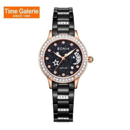 Bonia Elegance BNB10960-2037S Black Color Stainless Steel Women Watch Bonia Elegance BNB10960-2037S Black Color Stainless Steel Women Watch