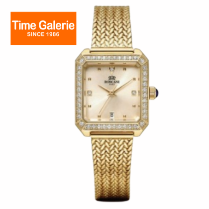 Roscani ROSWS155K1 Gold Stainless Steel Strap Analog Women Watch Roscani ROSWS155K1 Gold Stainless Steel Strap Analog Women Watch