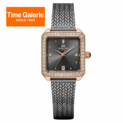 Roscani ROSWS153K4 Black Dial Stainless Steel Strap Analog Women Watch Roscani ROSWS153K4 Black Dial Stainless Steel Strap Analog Women Watch
